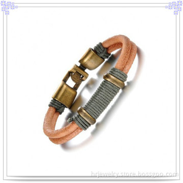 Lady Fashion Leather Jewelry Leather Bracelet (HR6103)